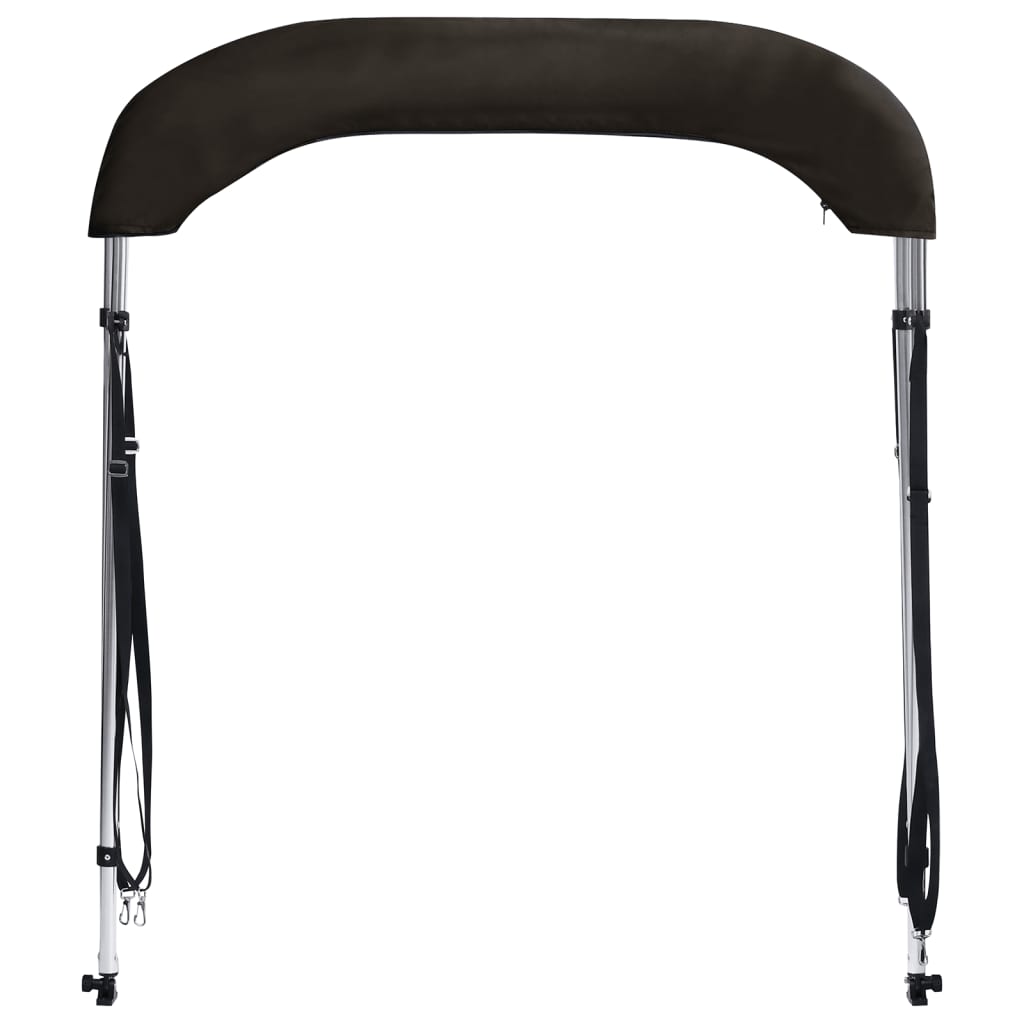 Biminitop 2 bogen 180x130x110 cm zwart is nu te koop bij PeponiXL, paradijselijk wonen!