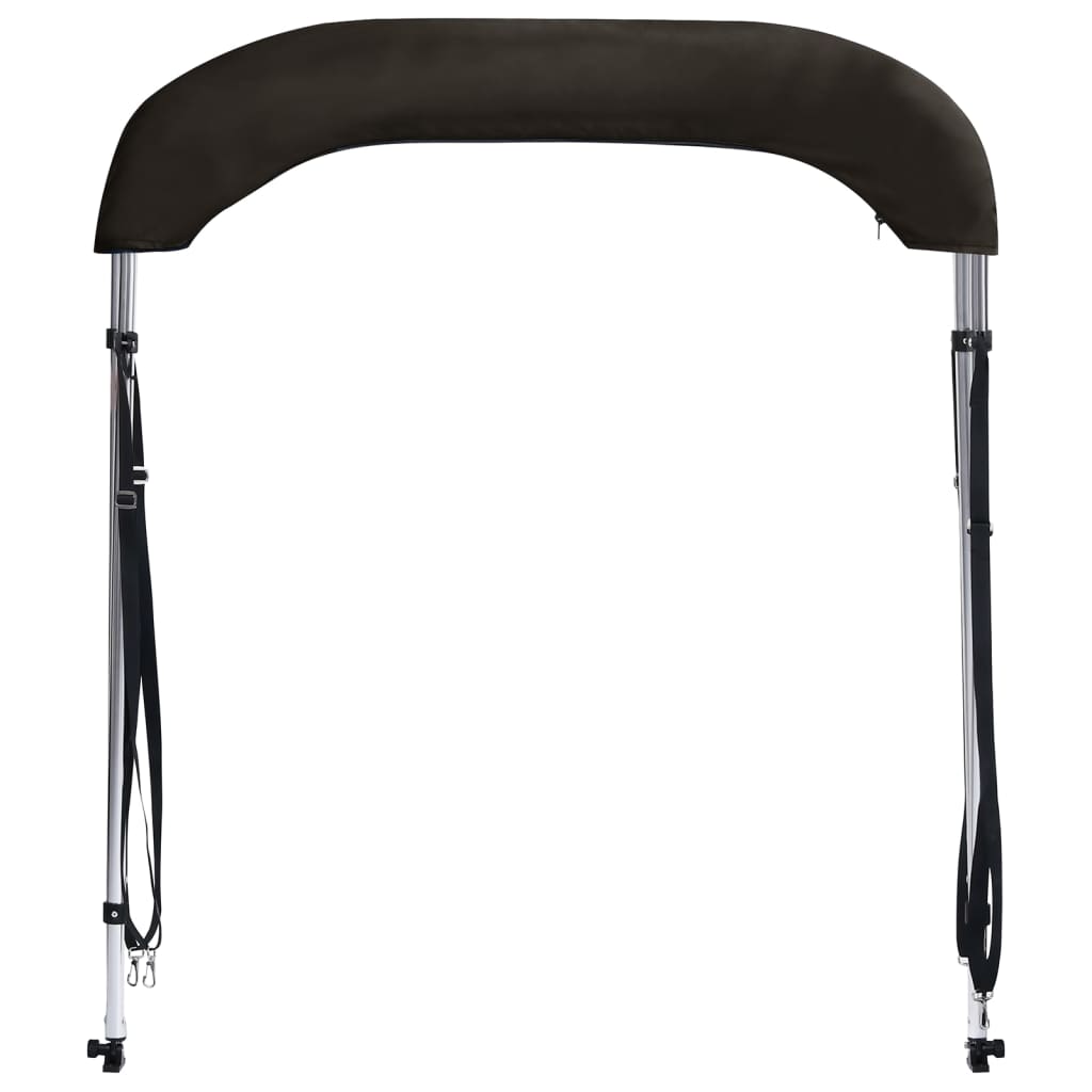 Biminitop 2 bogen 180x150x110 cm zwart is nu te koop bij PeponiXL, paradijselijk wonen!