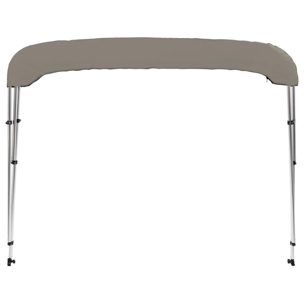 Biminitop 3 bogen 183x140x137 cm grijs is nu te koop bij PeponiXL, paradijselijk wonen!