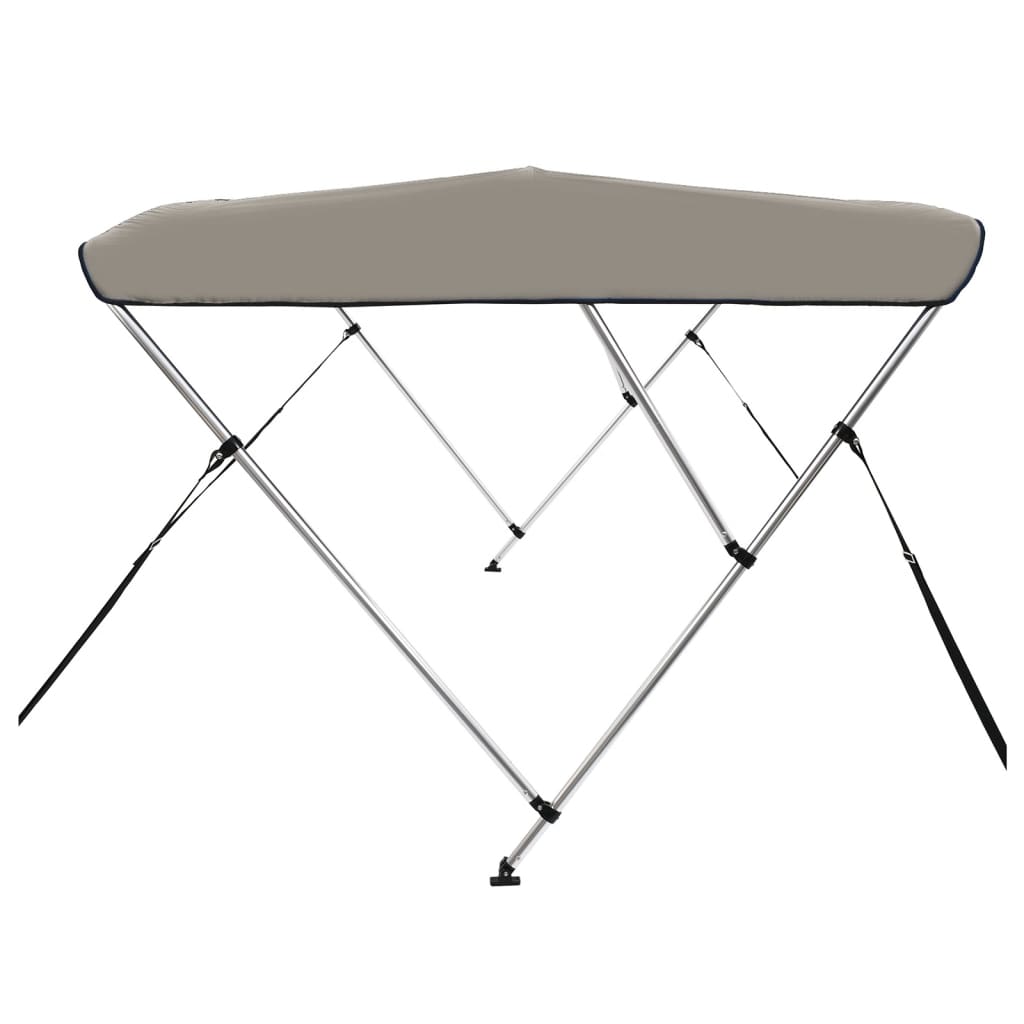 Biminitop 3 bogen 183x140x137 cm grijs is nu te koop bij PeponiXL, paradijselijk wonen!