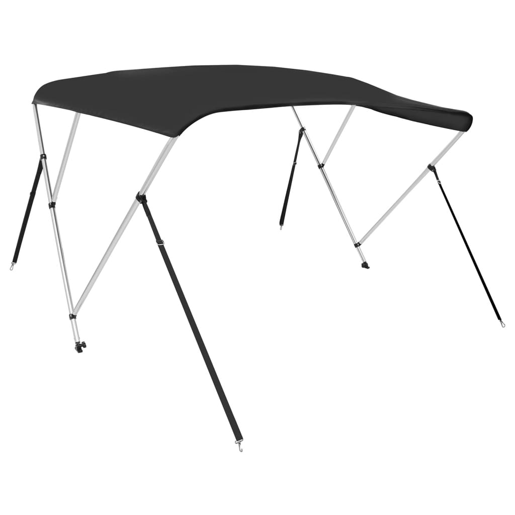 Biminitop 3 bogen 183x140x137 cm zwart is nu te koop bij PeponiXL, paradijselijk wonen!