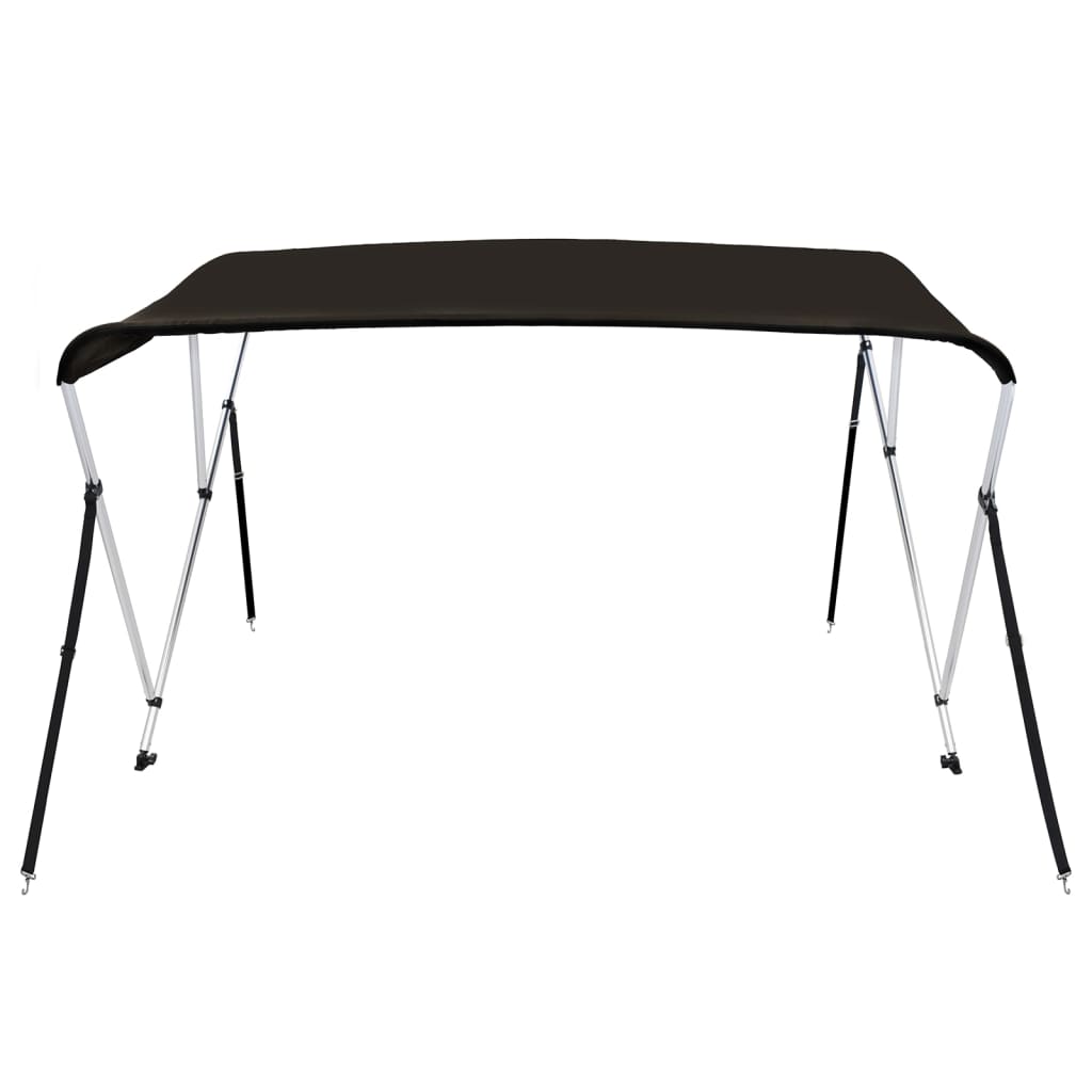 Biminitop 3 bogen 183x180x137 cm zwart is nu te koop bij PeponiXL, paradijselijk wonen!