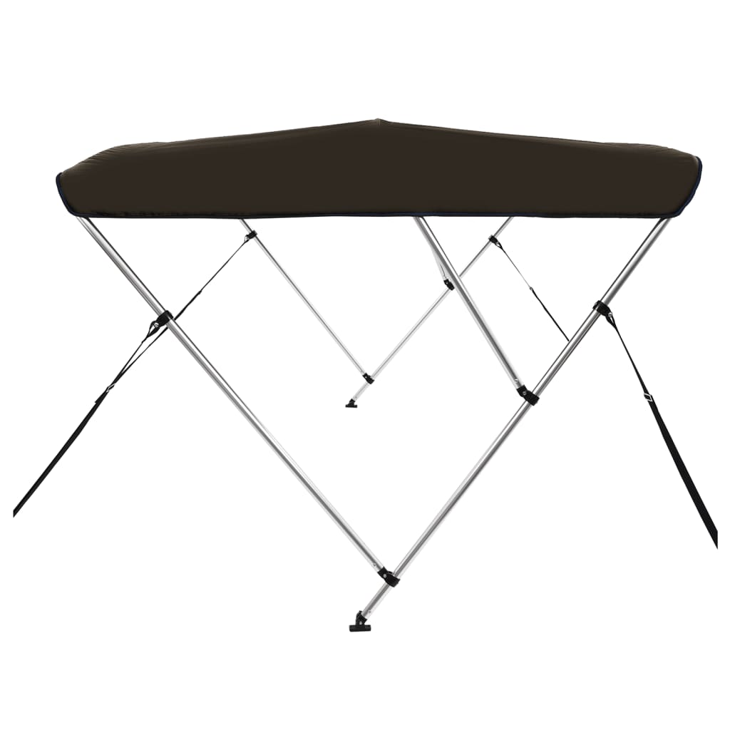 Biminitop 3 bogen 183x180x137 cm zwart is nu te koop bij PeponiXL, paradijselijk wonen!