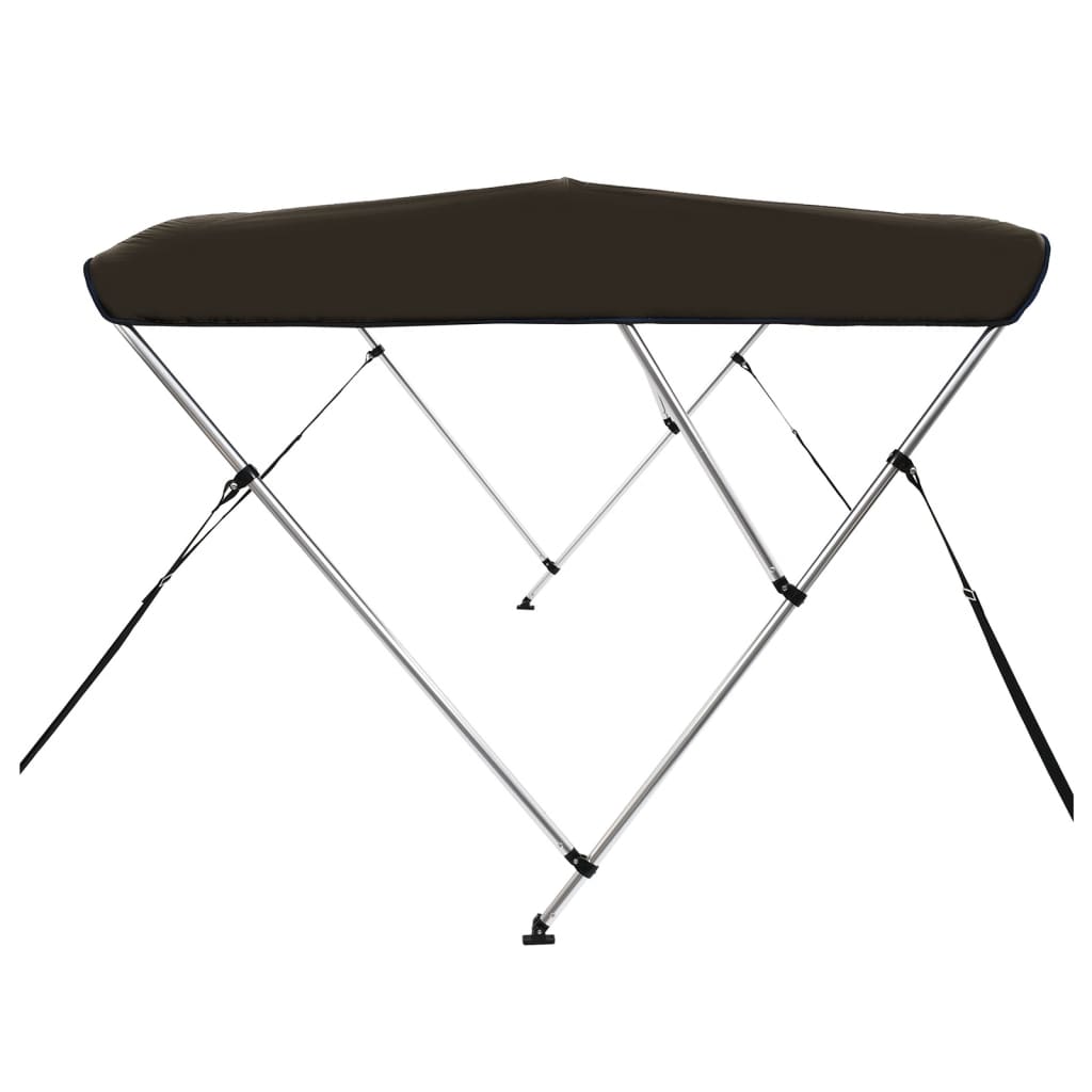 Biminitop 3 bogen 183x196x137 cm zwart is nu te koop bij PeponiXL, paradijselijk wonen!