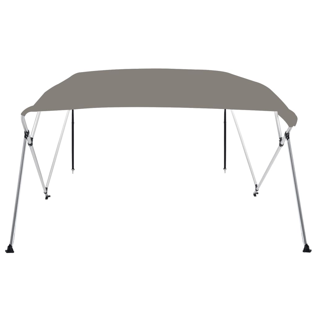 Biminitop 4 bogen 243x180x137 cm grijs is nu te koop bij PeponiXL, paradijselijk wonen!