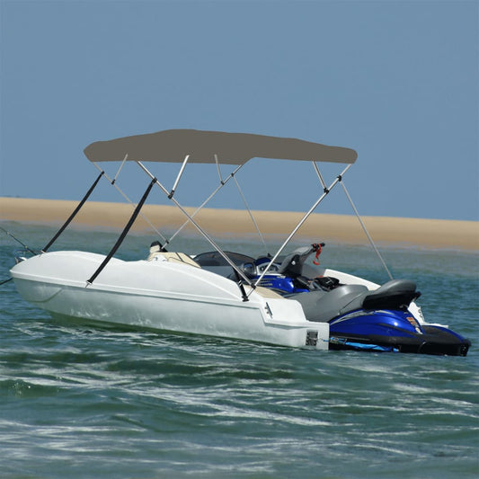Biminitop 4 bogen 243x180x137 cm grijs is nu te koop bij PeponiXL, paradijselijk wonen!