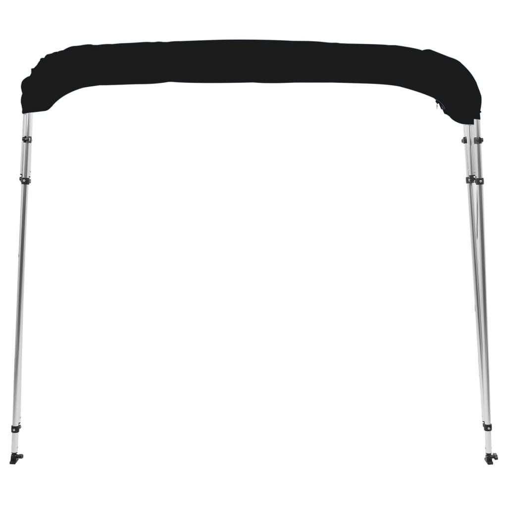 Biminitop 4 bogen 243x210x137 cm zwart is nu te koop bij PeponiXL, paradijselijk wonen!