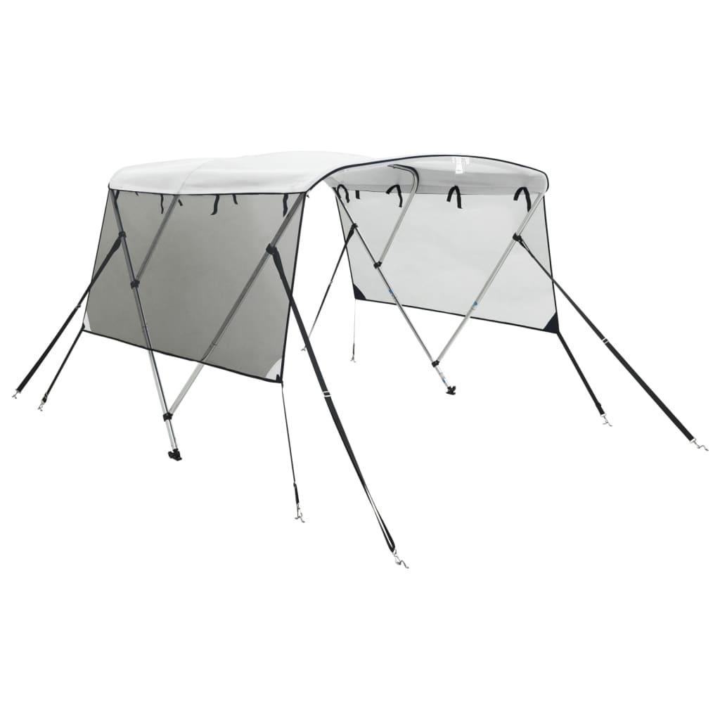 Biminitop 3 bogen met mesh zijwanden 183x(185-198)x137 cm is nu te koop bij PeponiXL, paradijselijk wonen!