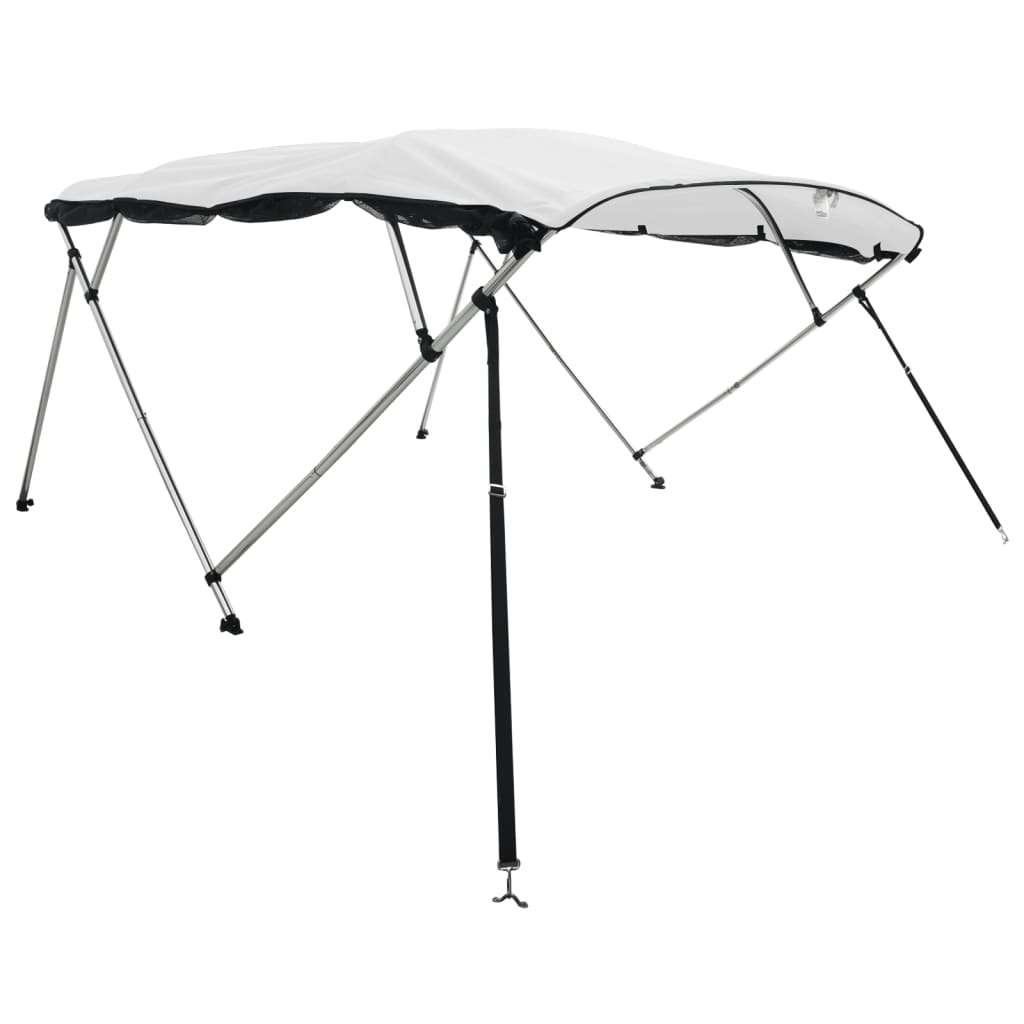Biminitop 4 bogen met mesh zijwanden 243x(185-198)x137 cm is nu te koop bij PeponiXL, paradijselijk wonen!