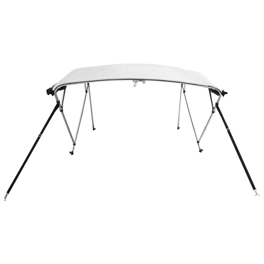 Biminitop 4 bogen met mesh zijwanden 243x(185-198)x137 cm is nu te koop bij PeponiXL, paradijselijk wonen!