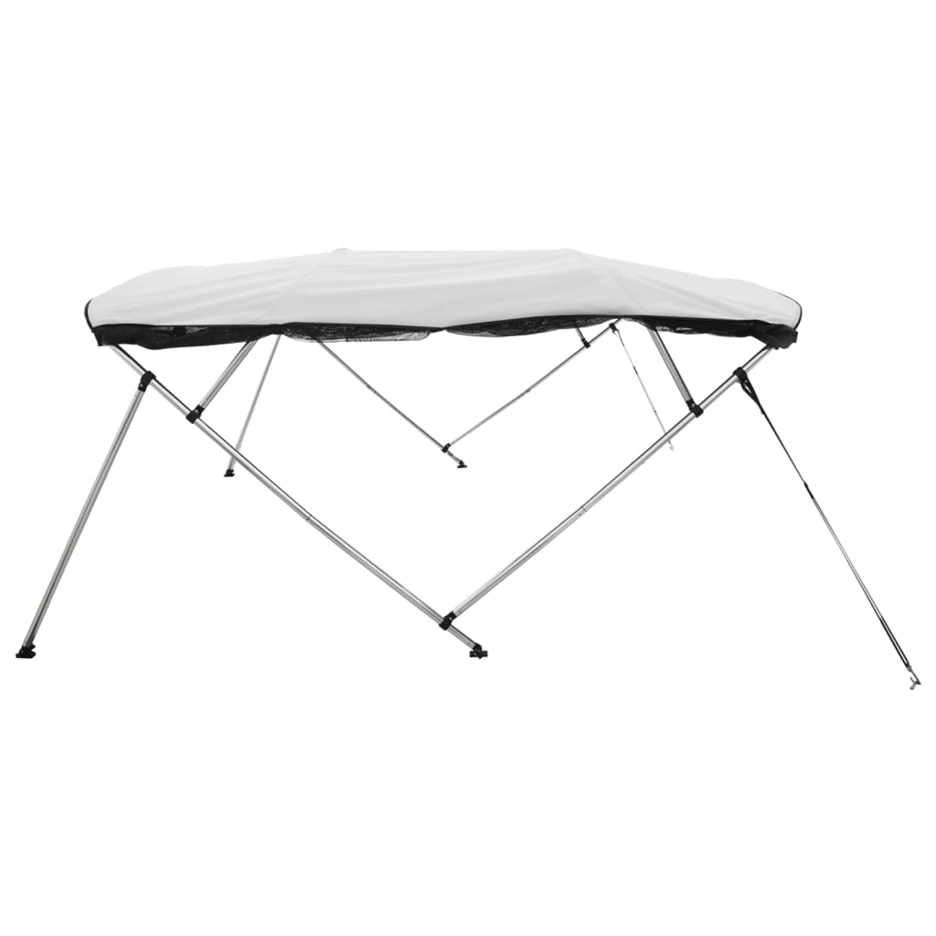 Biminitop 4 bogen met mesh zijwanden 243x(185-198)x137 cm is nu te koop bij PeponiXL, paradijselijk wonen!