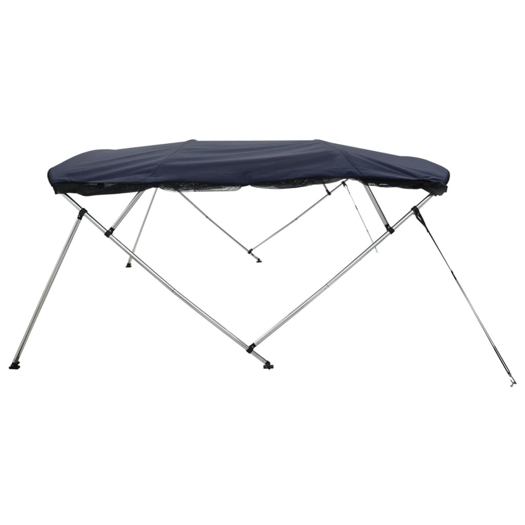 Biminitop 4 bogen met mesh zijwanden 243x(185-198)x137 cm is nu te koop bij PeponiXL, paradijselijk wonen!