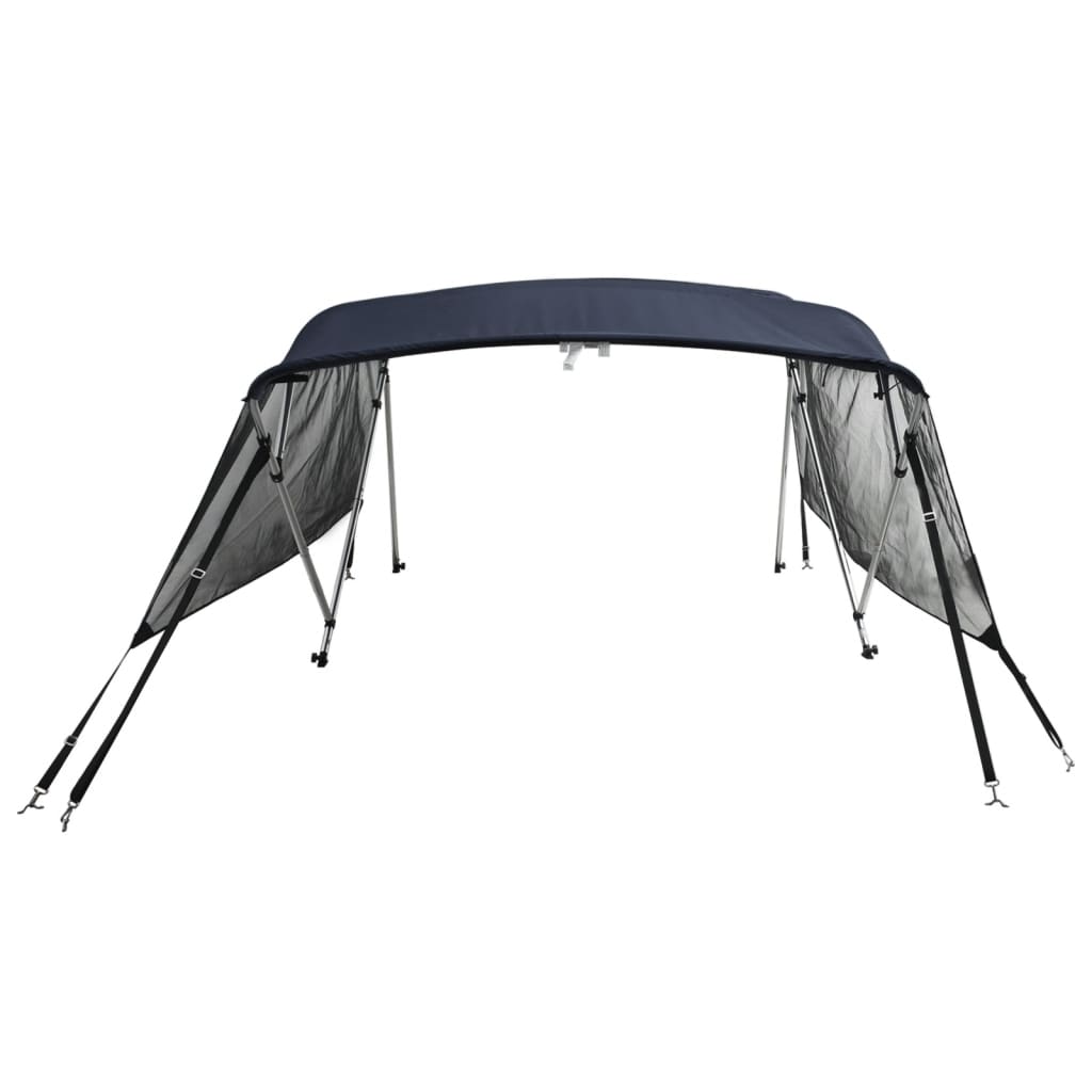 Biminitop 4 bogen met mesh zijwanden 243x(230-244)x137 cm is nu te koop bij PeponiXL, paradijselijk wonen!
