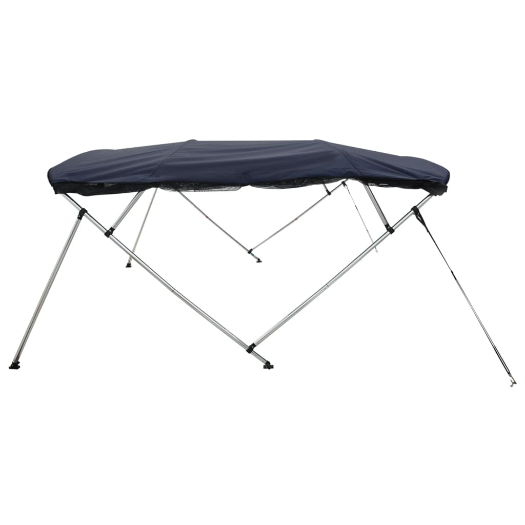 Biminitop 4 bogen met mesh zijwanden 243x(230-244)x137 cm is nu te koop bij PeponiXL, paradijselijk wonen!