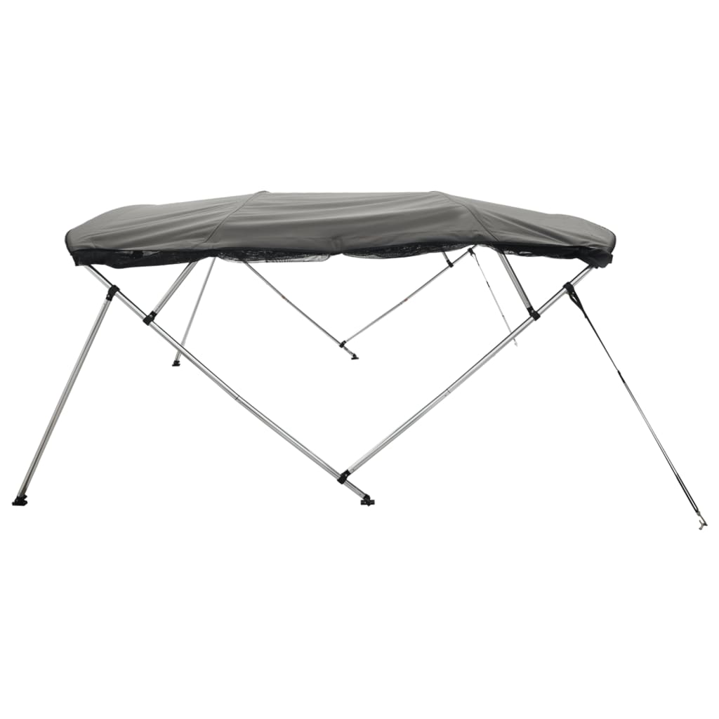 Biminitop 4 bogen met mesh zijwanden 243x(185-198)x137 cm is nu te koop bij PeponiXL, paradijselijk wonen!