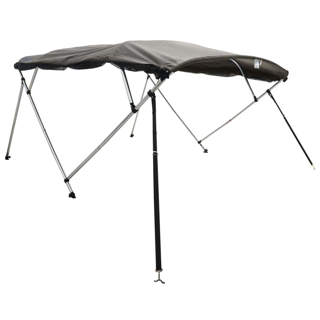 Biminitop 4 bogen met mesh zijwanden 243x(200-213)x137 cm is nu te koop bij PeponiXL, paradijselijk wonen!