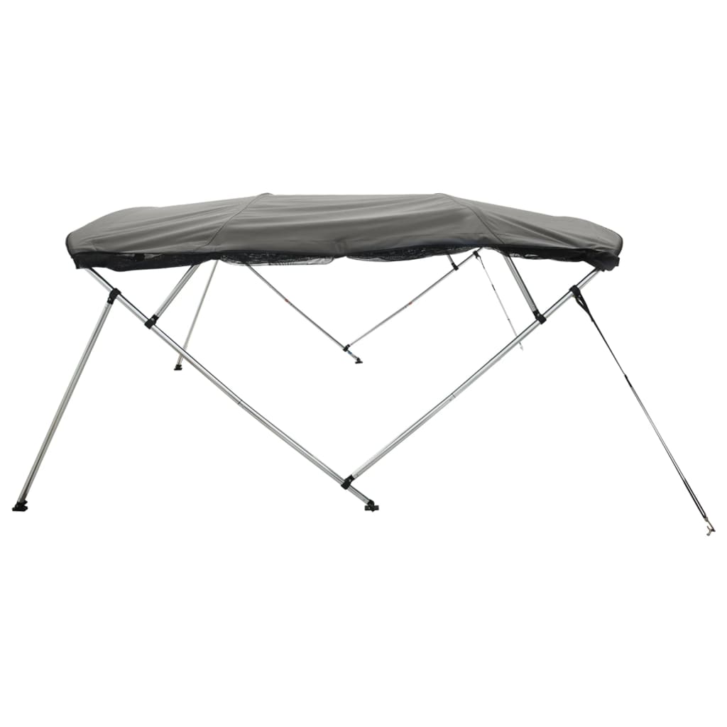 Biminitop 4 bogen met mesh zijwanden 243x(200-213)x137 cm is nu te koop bij PeponiXL, paradijselijk wonen!