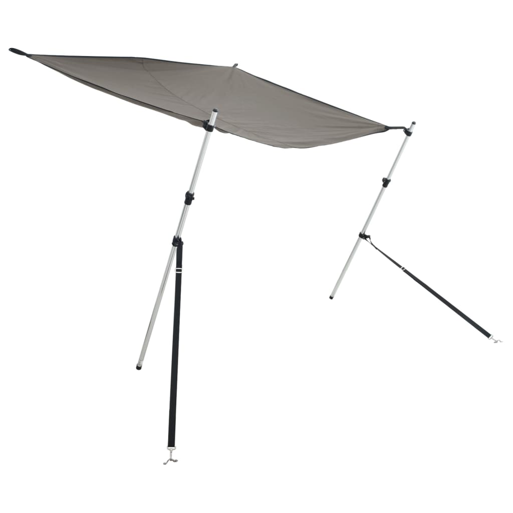Schaduwdoek T-top 170x170x(115-183) cm antracietgrijs is nu te koop bij PeponiXL, paradijselijk wonen!