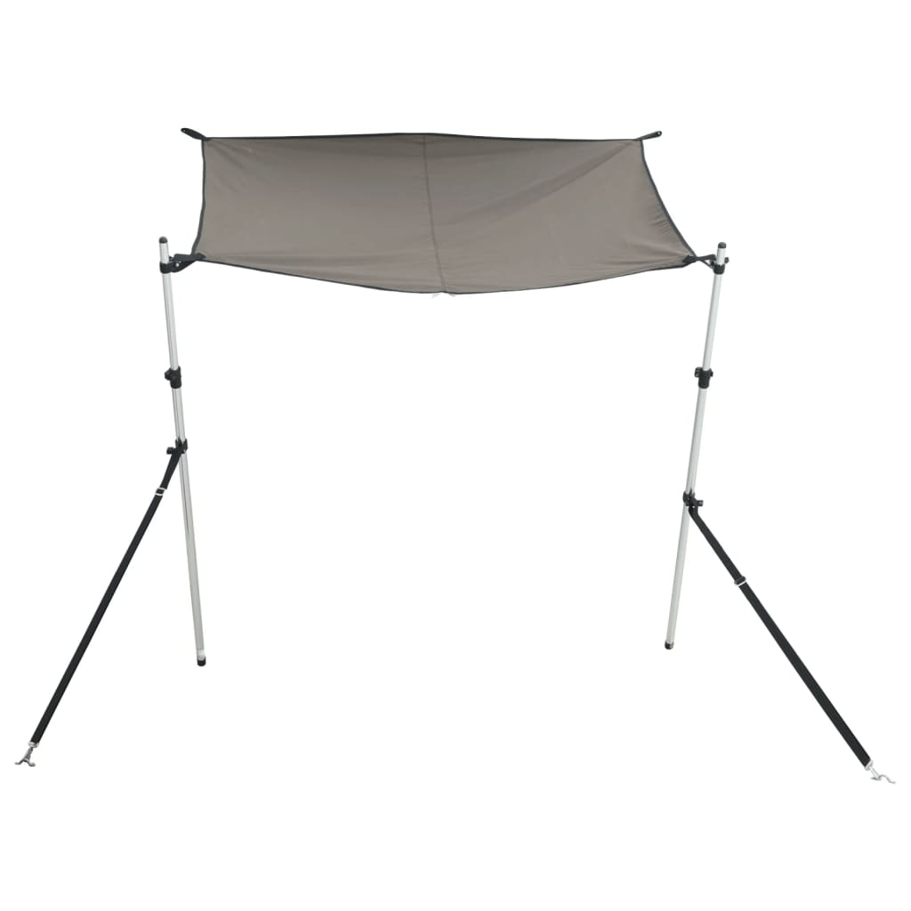 Schaduwdoek T-top 170x170x(115-183) cm antracietgrijs is nu te koop bij PeponiXL, paradijselijk wonen!