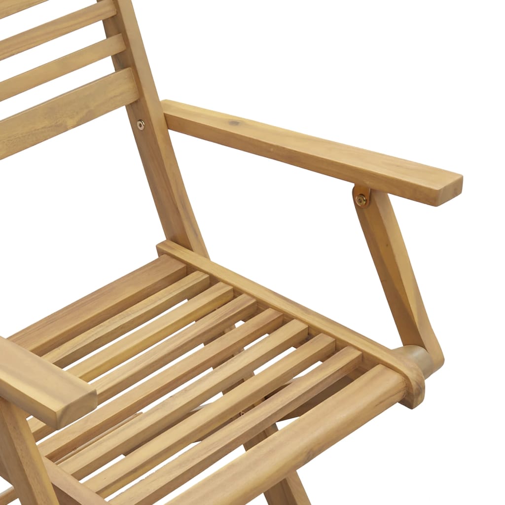 Tuinstoelen 6 st inklapbaar 54,5x61,5x86,5 cm acaciahout is nu te koop bij PeponiXL, paradijselijk wonen!