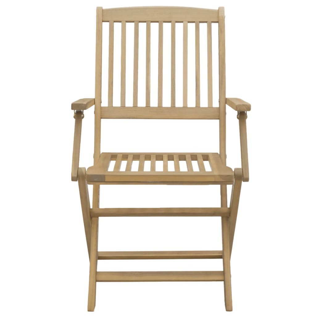 Tuinstoelen 6 st inklapbaar 54x61x88 cm massief acaciahout is nu te koop bij PeponiXL, paradijselijk wonen!