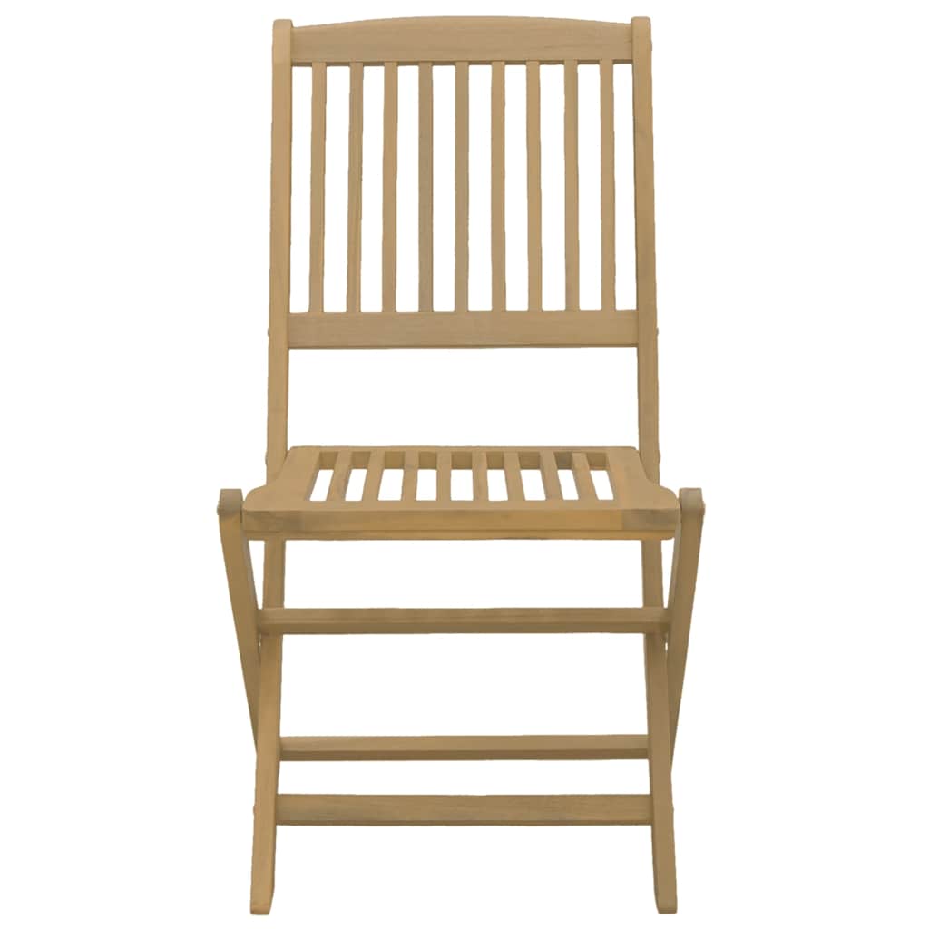 Tuinstoelen 8 st inklapbaar 44x50x88 cm massief acaciahout is nu te koop bij PeponiXL, paradijselijk wonen!