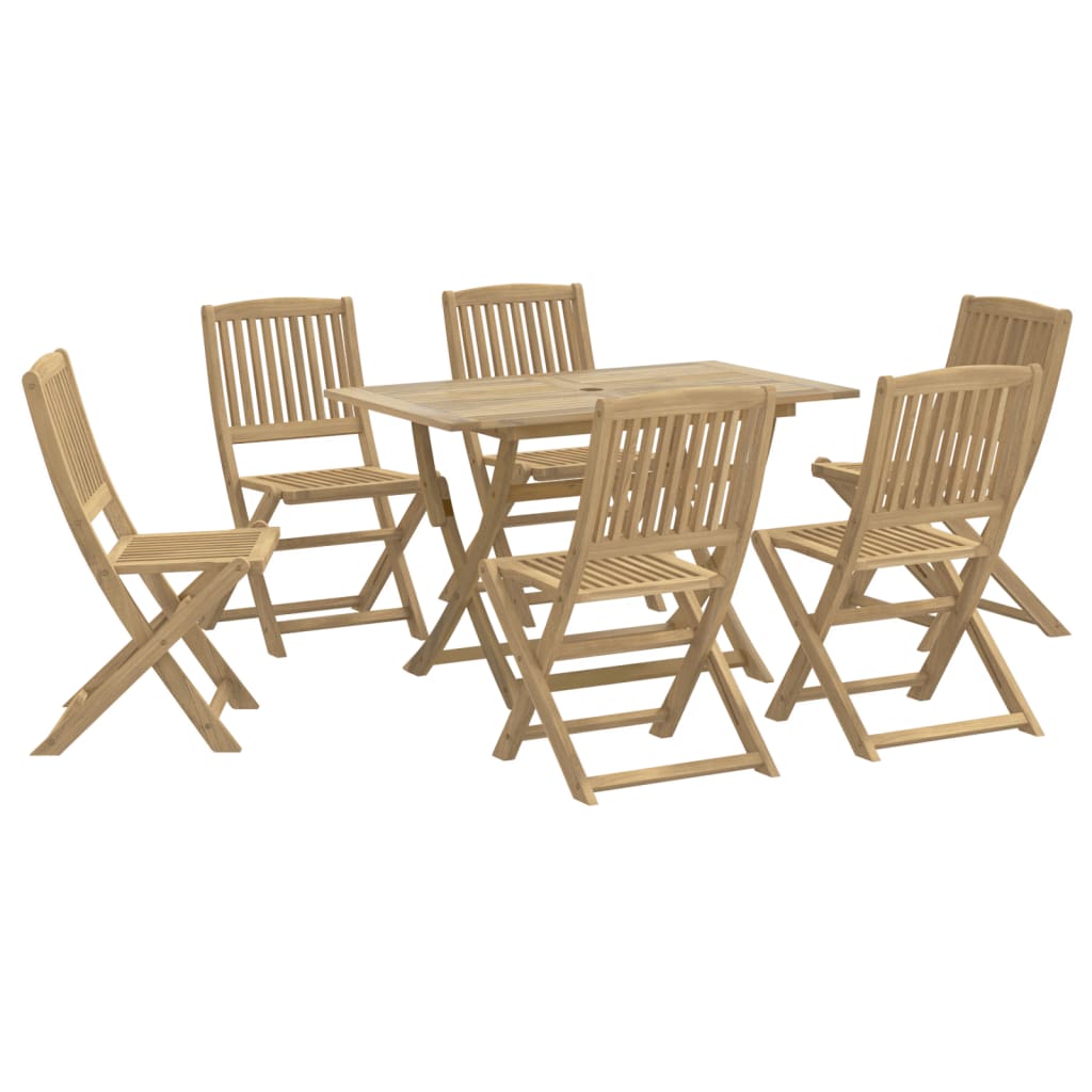 7-delige Tuinset massief acaciahout is nu te koop bij PeponiXL, paradijselijk wonen!