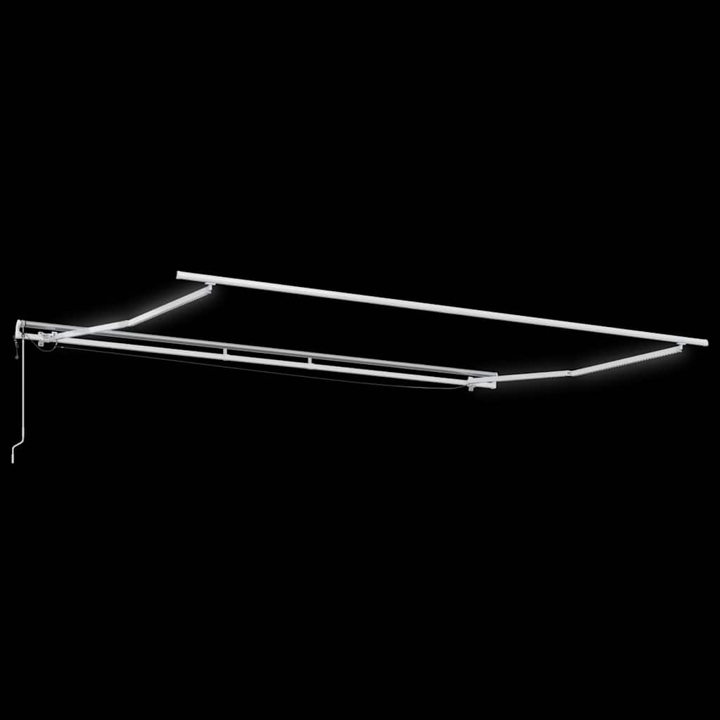 Luifel automatisch uittrekbaar met LED 450x300 cm bordeauxrood is nu te koop bij PeponiXL, paradijselijk wonen!