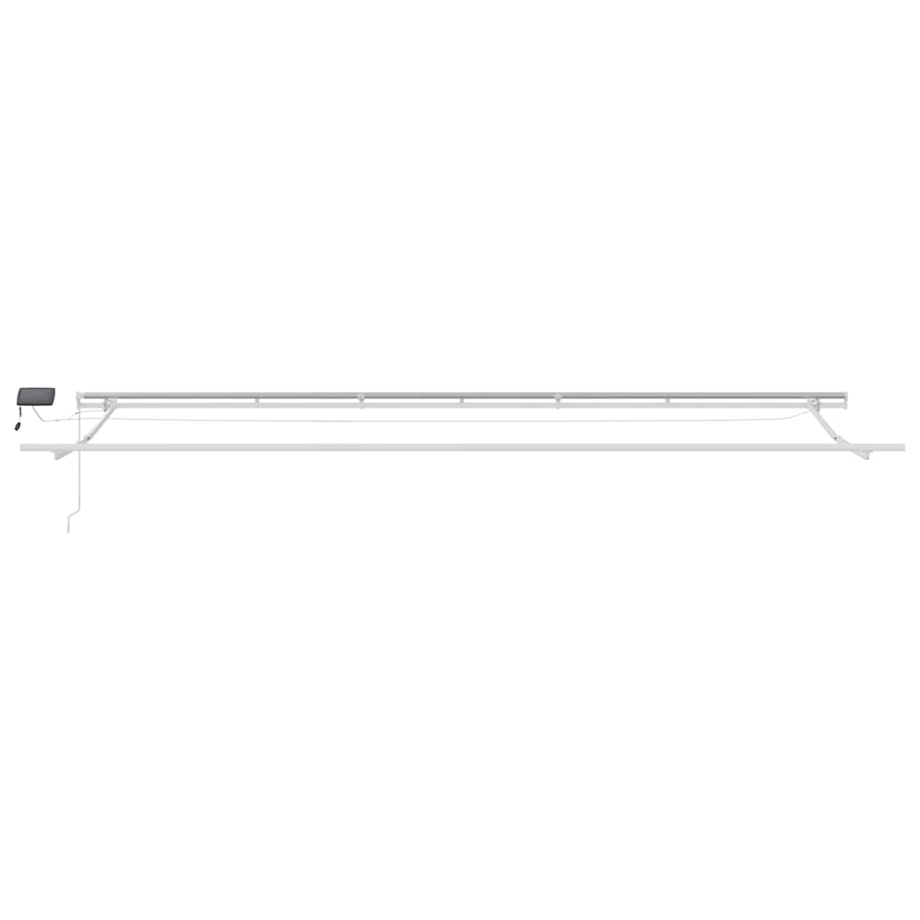 Luifel handmatig uittrekbaar met LED 600x300 cm bordeauxrood is nu te koop bij PeponiXL, paradijselijk wonen!