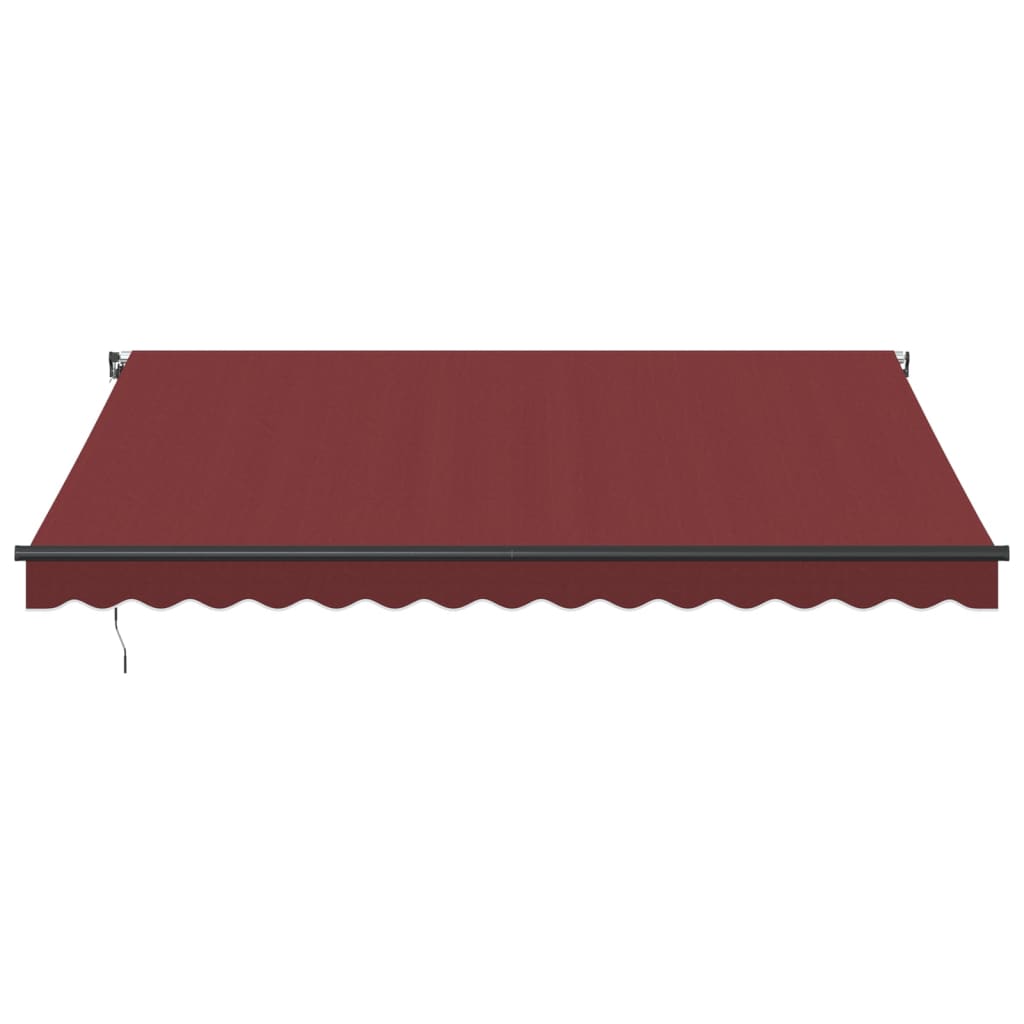 Luifel handmatig uittrekbaar 400x350 cm bordeauxrood is nu te koop bij PeponiXL, paradijselijk wonen!
