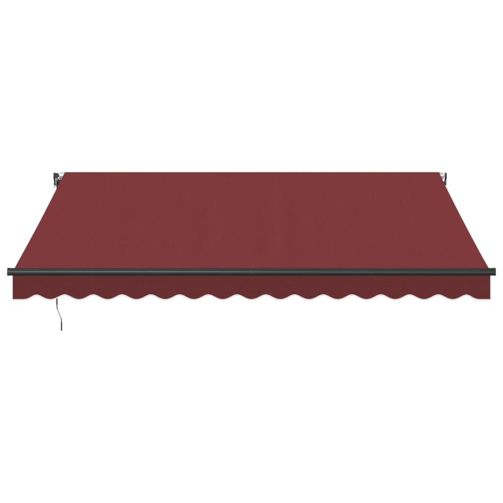 Luifel automatisch uittrekbaar 400x350 cm bordeauxrood is nu te koop bij PeponiXL, paradijselijk wonen!