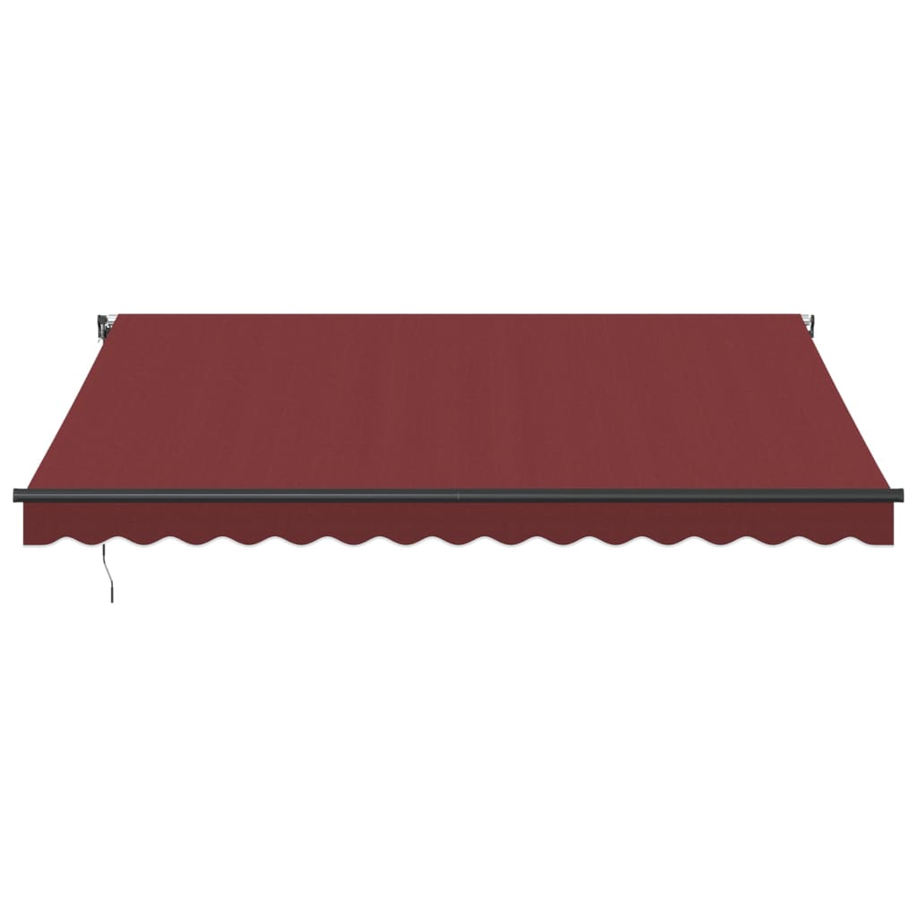 Luifel automatisch uittrekbaar met LED's 400x350 cm bordeaux is nu te koop bij PeponiXL, paradijselijk wonen!