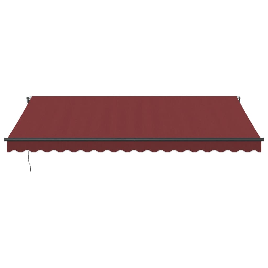 Luifel automatisch uittrekbaar 450x350 cm bordeauxrood is nu te koop bij PeponiXL, paradijselijk wonen!