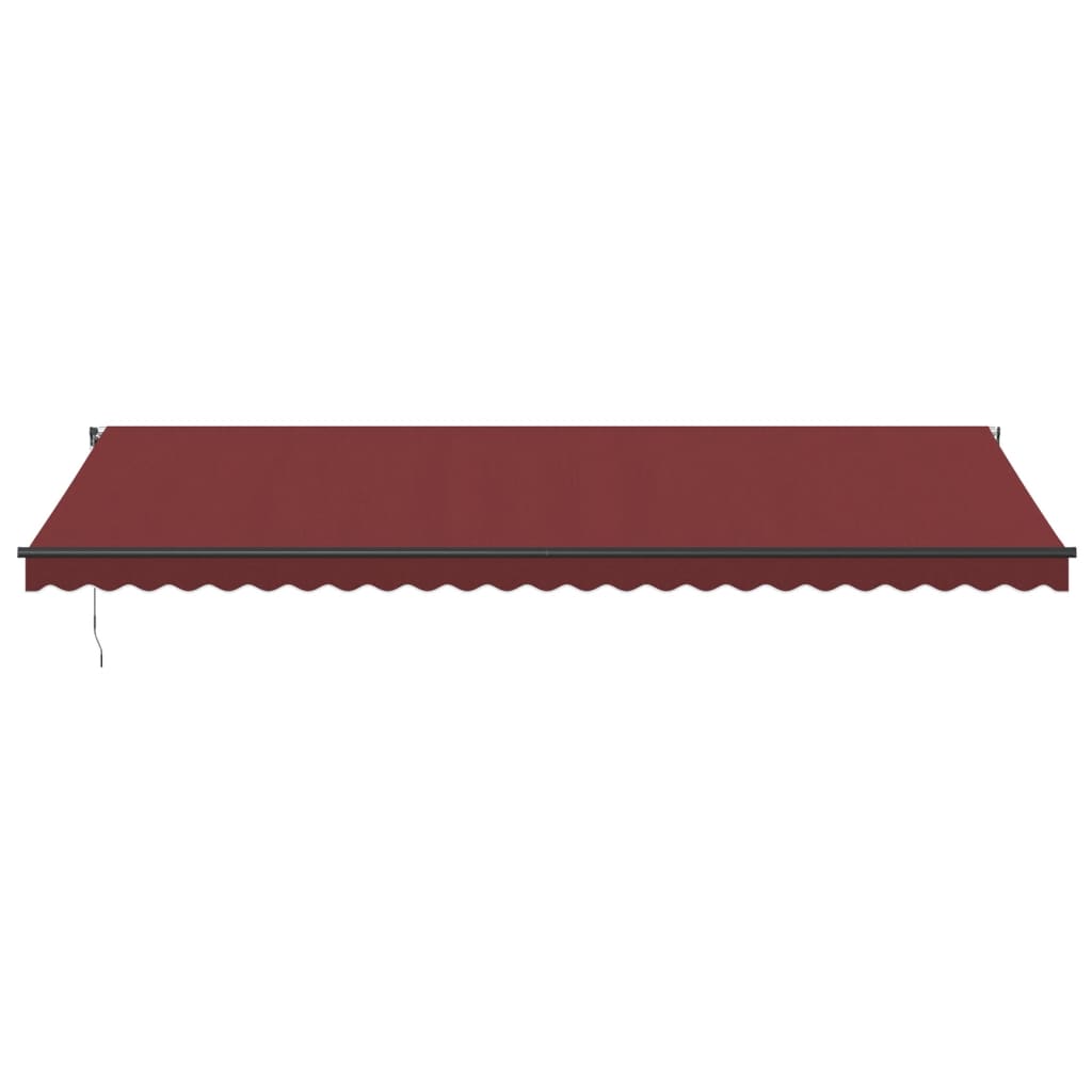 Luifel automatisch uittrekbaar met LED's 600x350 cm bordeaux is nu te koop bij PeponiXL, paradijselijk wonen!