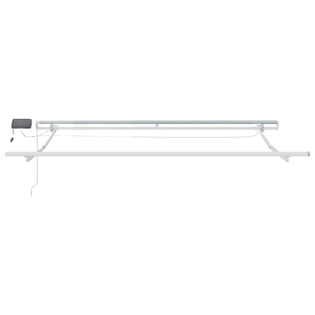Luifel handmatig uittrekbaar met LED's 300x250 cm bruin is nu te koop bij PeponiXL, paradijselijk wonen!