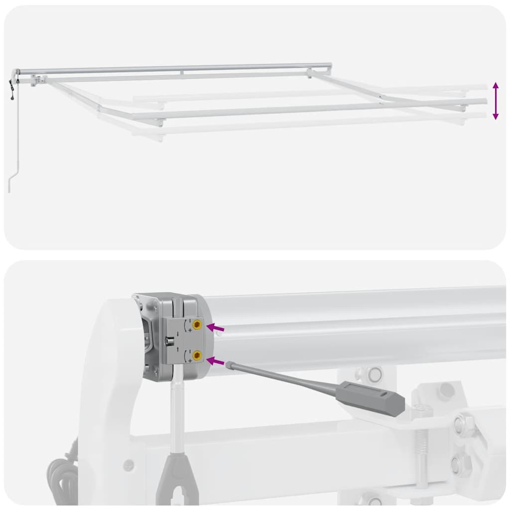 Luifel automatisch uittrekbaar 300x250 cm bruin is nu te koop bij PeponiXL, paradijselijk wonen!