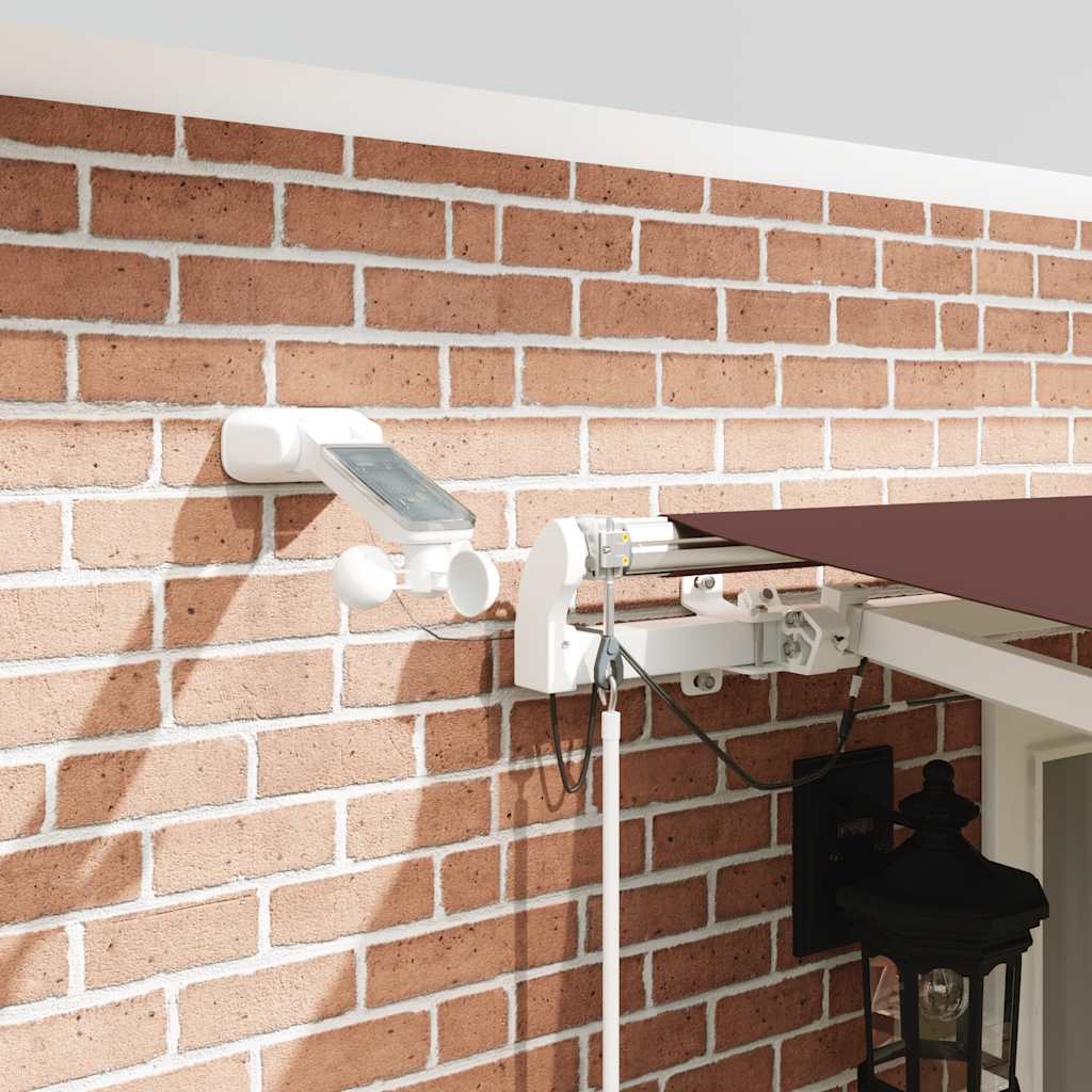 Luifel automatisch uittrekbaar met LED 500x300 cm bruin is nu te koop bij PeponiXL, paradijselijk wonen!