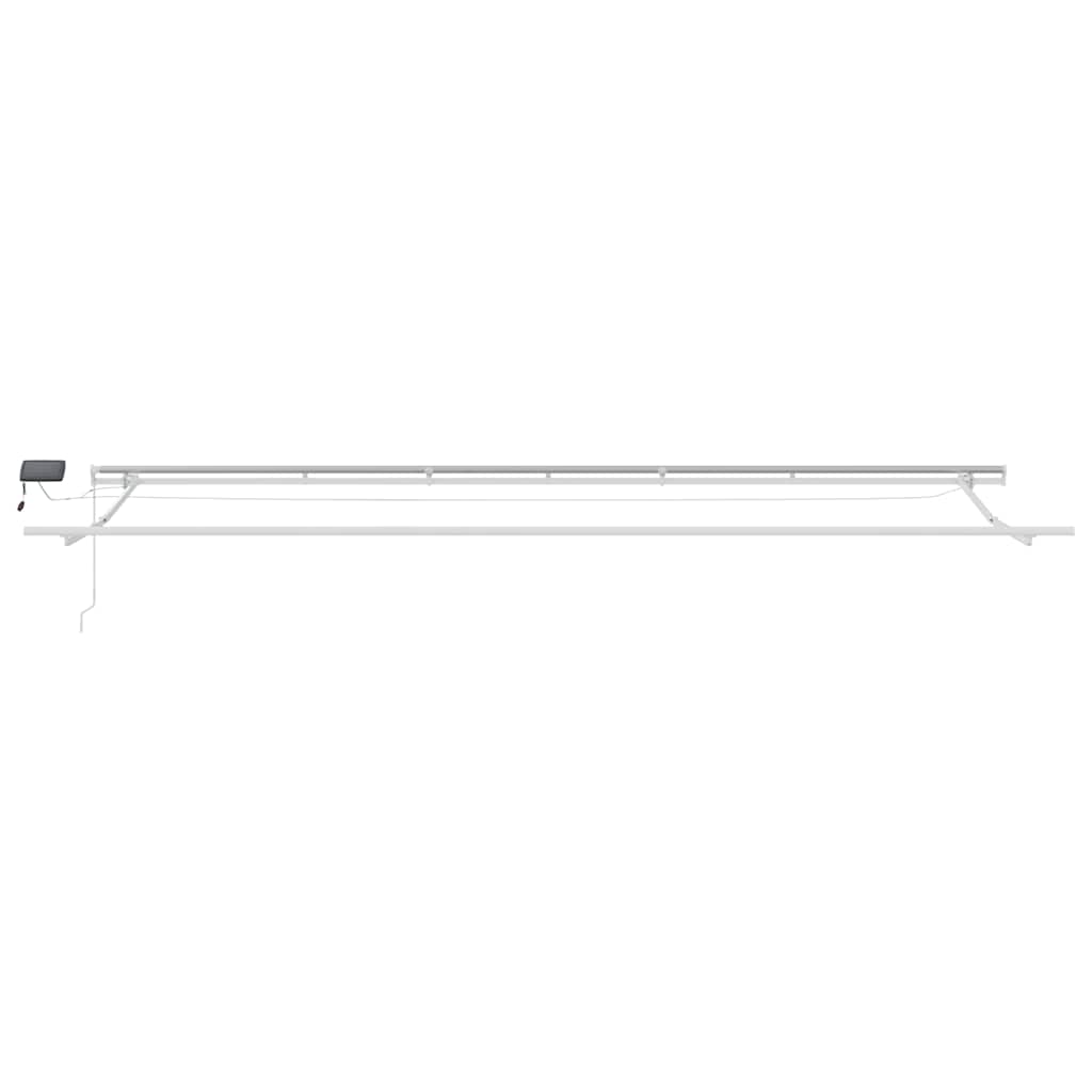 Luifel handmatig uittrekbaar met LED 600x300 cm bruin is nu te koop bij PeponiXL, paradijselijk wonen!