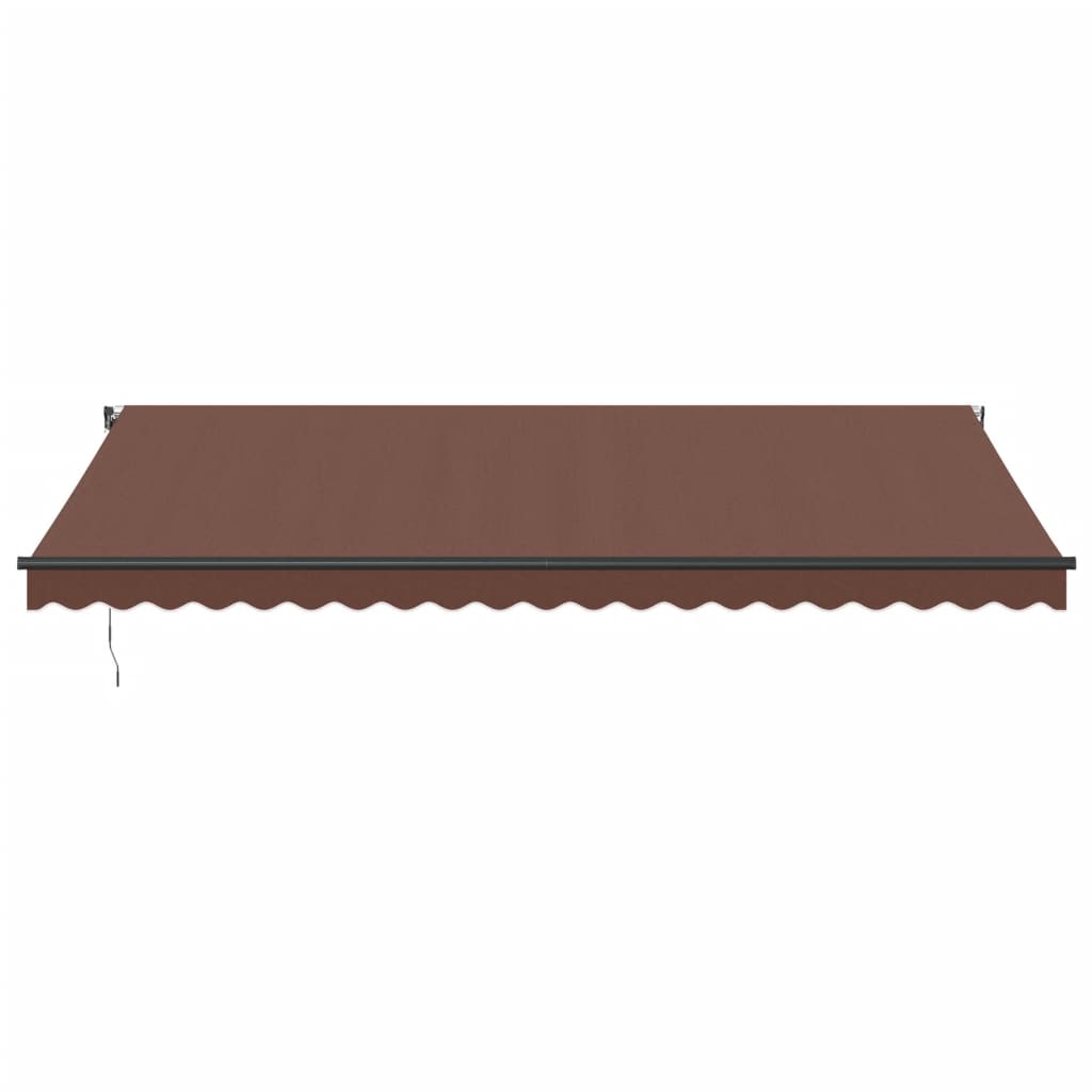 Luifel automatisch uittrekbaar 500x350 cm bruin is nu te koop bij PeponiXL, paradijselijk wonen!