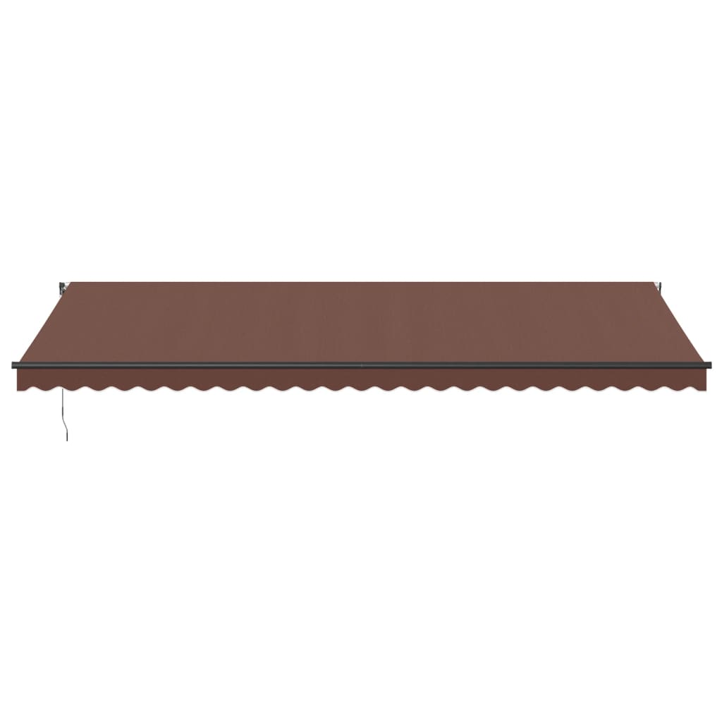 Luifel automatisch uittrekbaar met LED's 600x350 cm bruin is nu te koop bij PeponiXL, paradijselijk wonen!