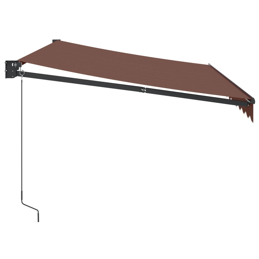 Luifel handmatig uittrekbaar 350x250 cm bruin is nu te koop bij PeponiXL, paradijselijk wonen!