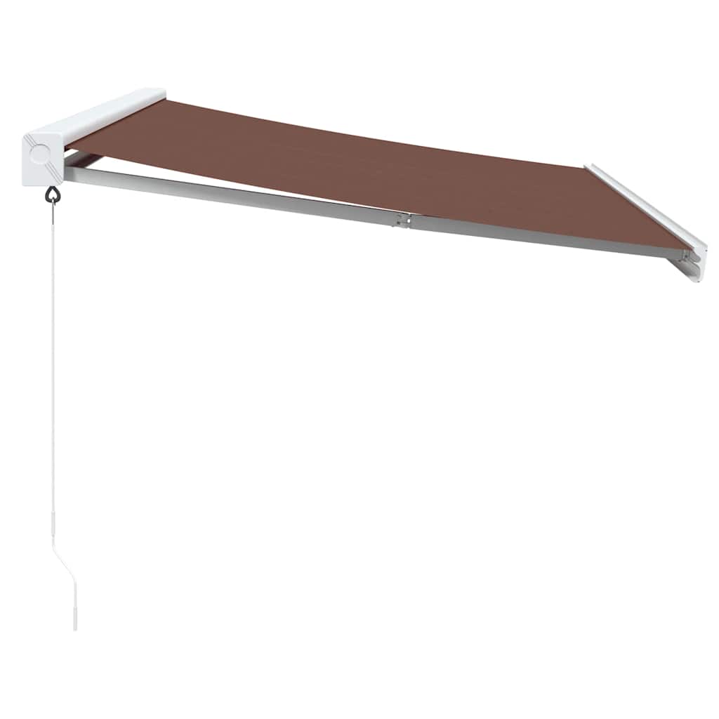 Luifel handmatig uittrekbaar 350x250 cm bruin is nu te koop bij PeponiXL, paradijselijk wonen!