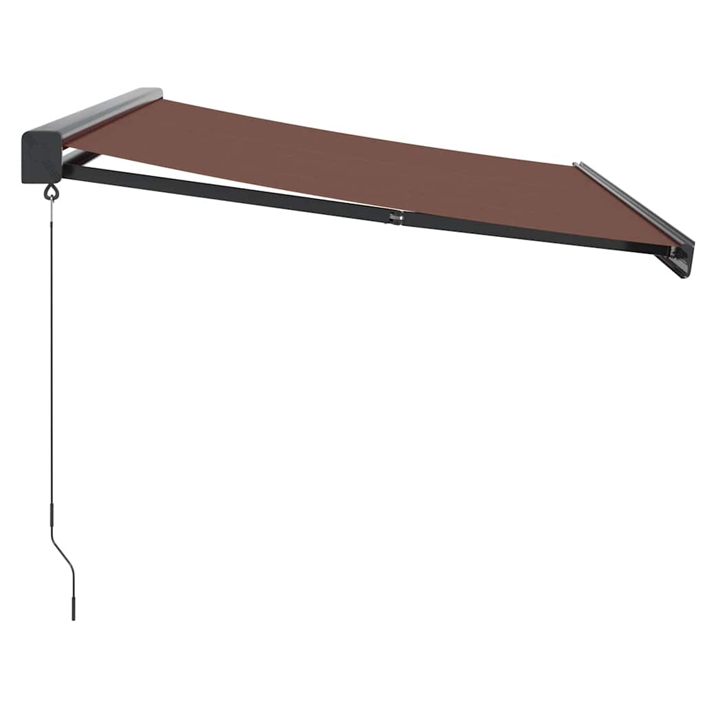 Luifel handmatig uittrekbaar 350x250 cm bruin is nu te koop bij PeponiXL, paradijselijk wonen!