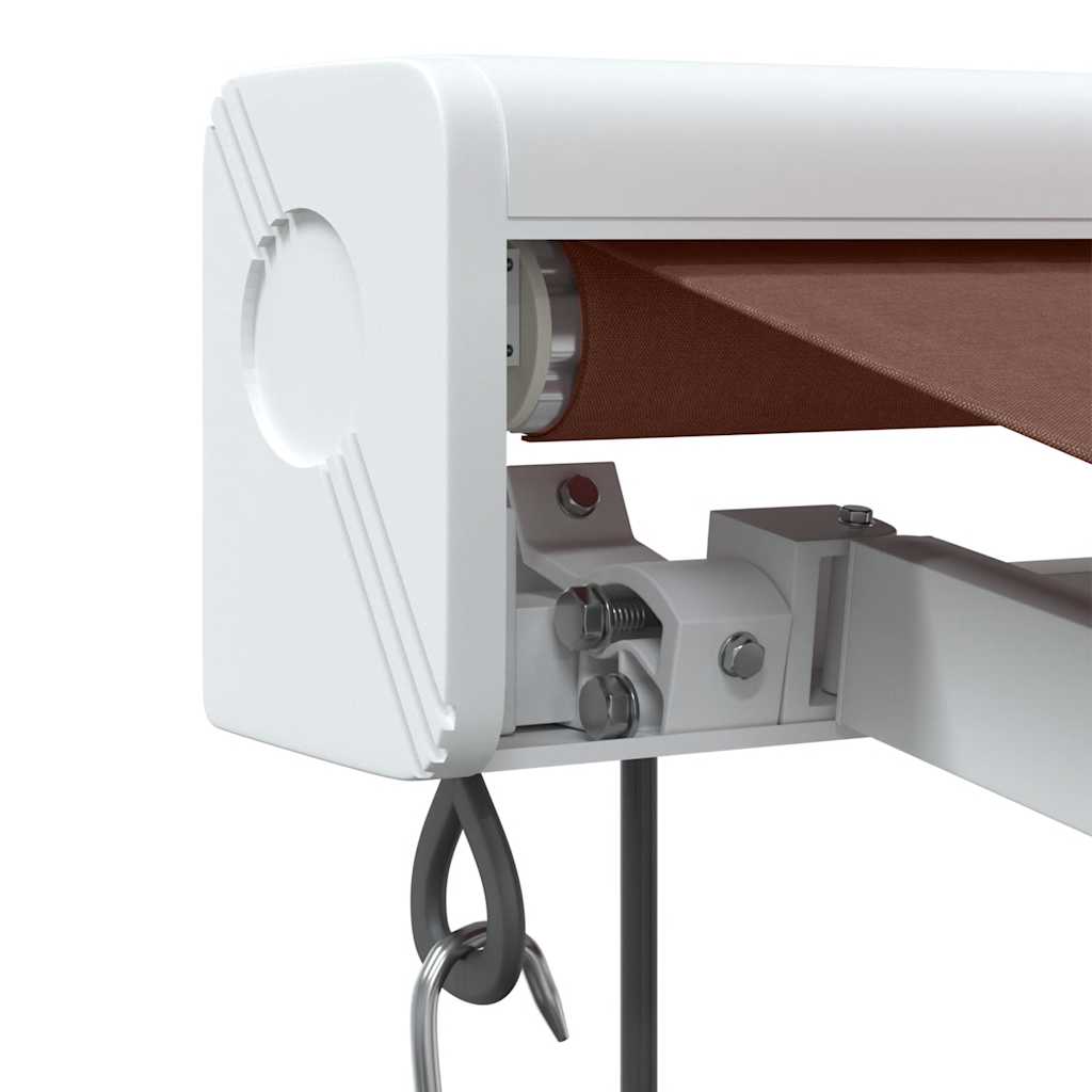 Luifel automatisch uittrekbaar 350x250 cm bruin is nu te koop bij PeponiXL, paradijselijk wonen!