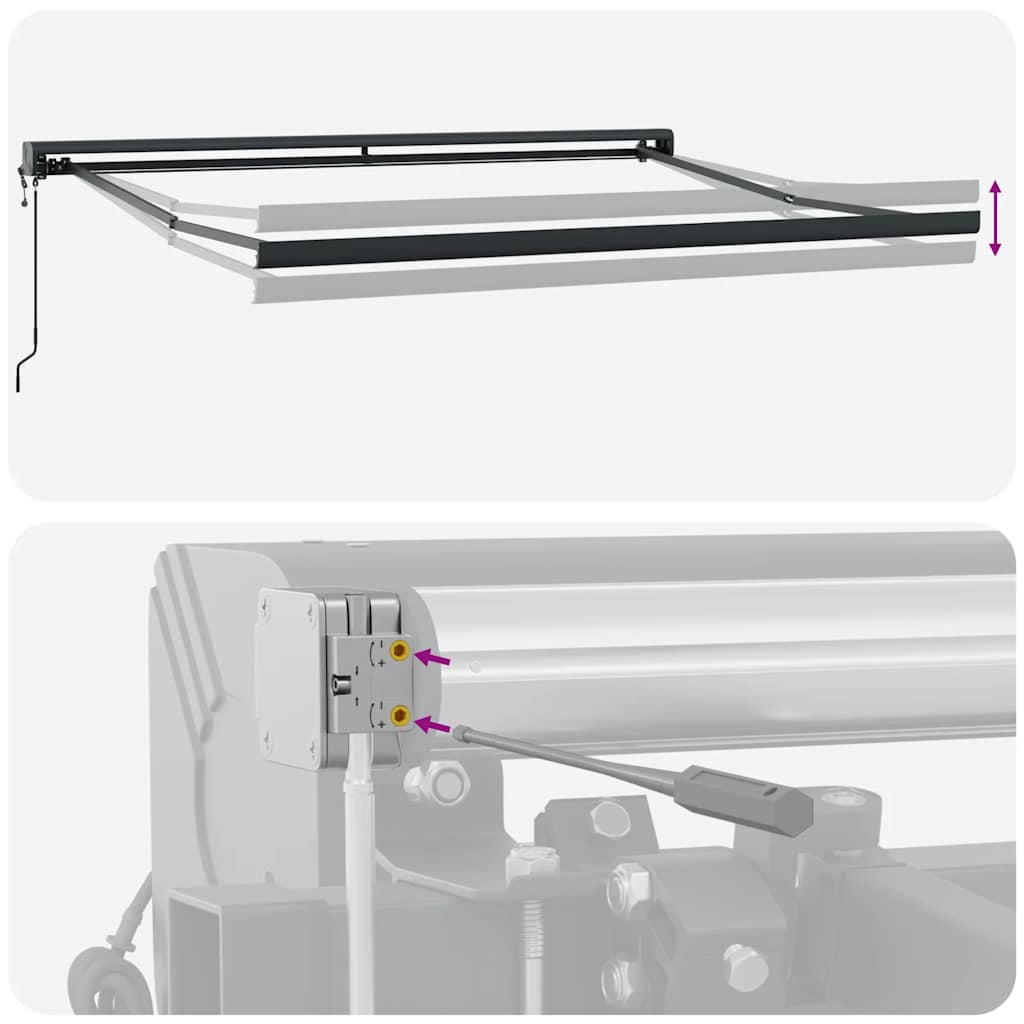 Luifel automatisch uittrekbaar 300x250 cm bruin is nu te koop bij PeponiXL, paradijselijk wonen!