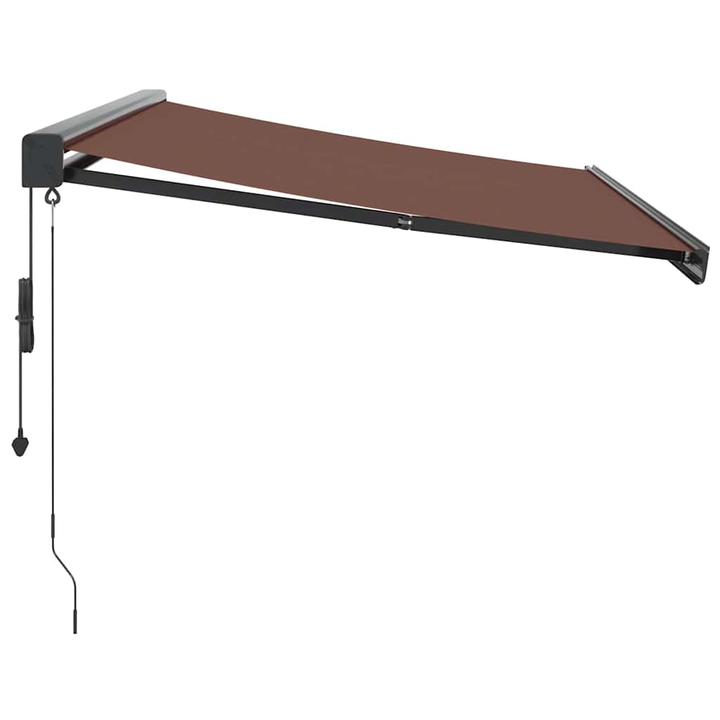 Luifel automatisch uittrekbaar 350x250 cm bruin is nu te koop bij PeponiXL, paradijselijk wonen!
