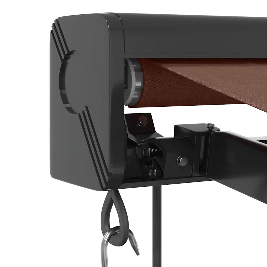 Luifel automatisch uittrekbaar 350x250 cm bruin is nu te koop bij PeponiXL, paradijselijk wonen!