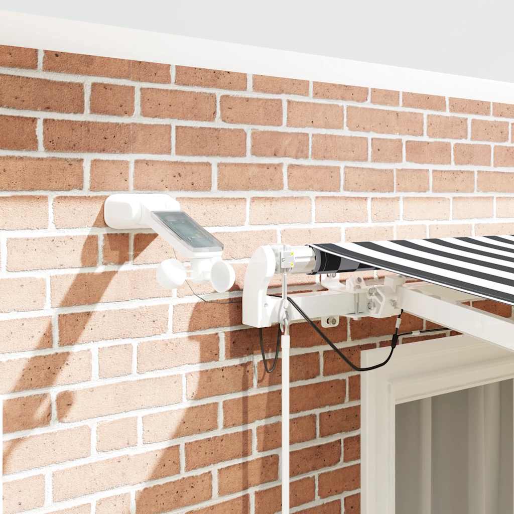 Luifel automatisch uittrekbaar LED 300x250 cm antraciet en wit is nu te koop bij PeponiXL, paradijselijk wonen!