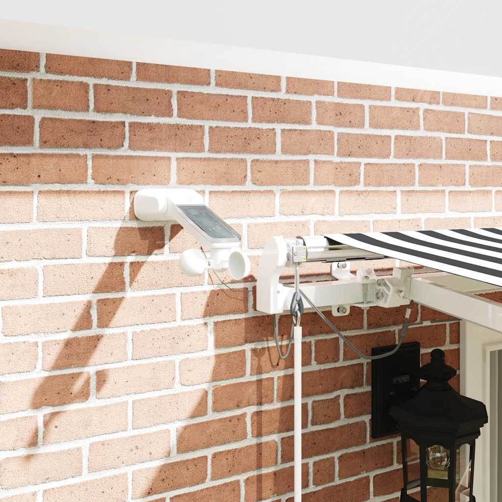 Luifel automatisch uittrekbaar LED 400x300 cm antraciet en wit is nu te koop bij PeponiXL, paradijselijk wonen!