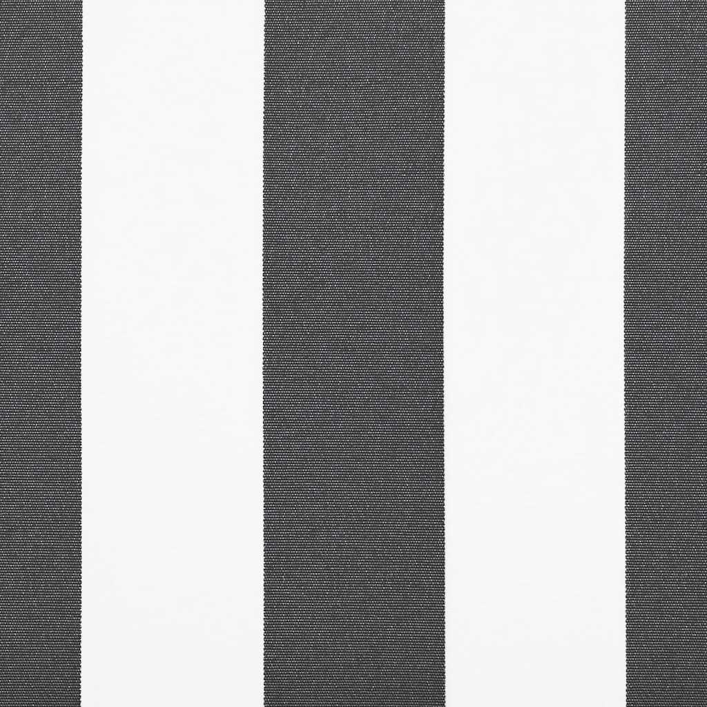 Luifel uittrekbaar 5x3 m stof en aluminium antraciet en wit is nu te koop bij PeponiXL, paradijselijk wonen!